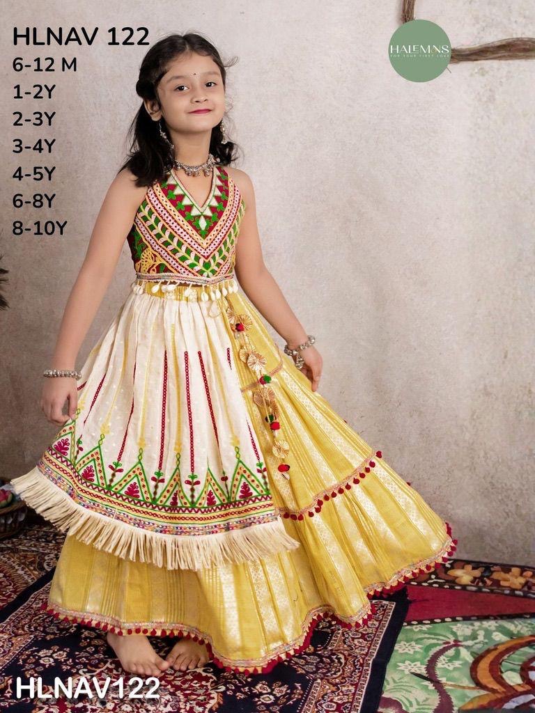 Girls Traditional Embroidered Sleeveless Choli