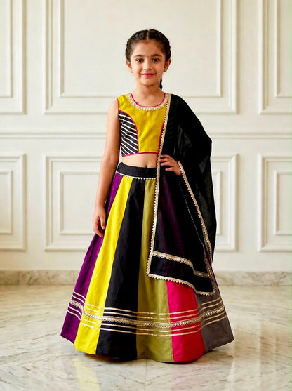 Traditional Silk Lehenga Choli for Girls | Designer Wear
