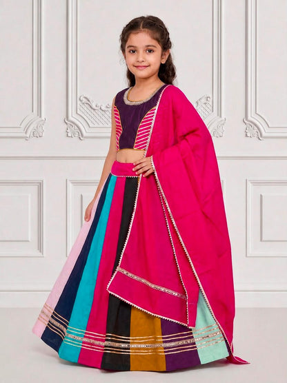 Traditional Silk Lehenga Choli for Girls | Designer Wear