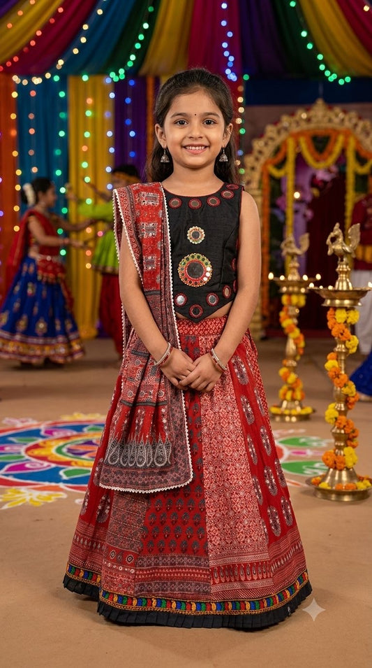 Luxury Girls Lehenga Choli with Banarasi Dupatta | Designer Festive & Party Wear